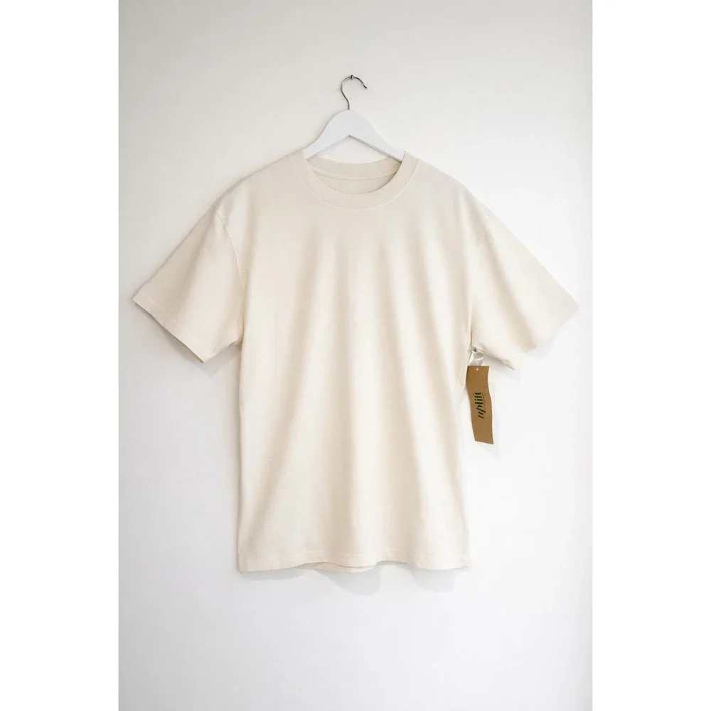 Graphic Text Back Women’s Tee - White - Picture 4 of 8
